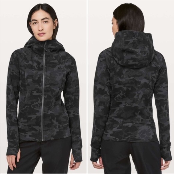 Lululemon Camo Scuba Zip-Up Jacket - Picture 1 of 5